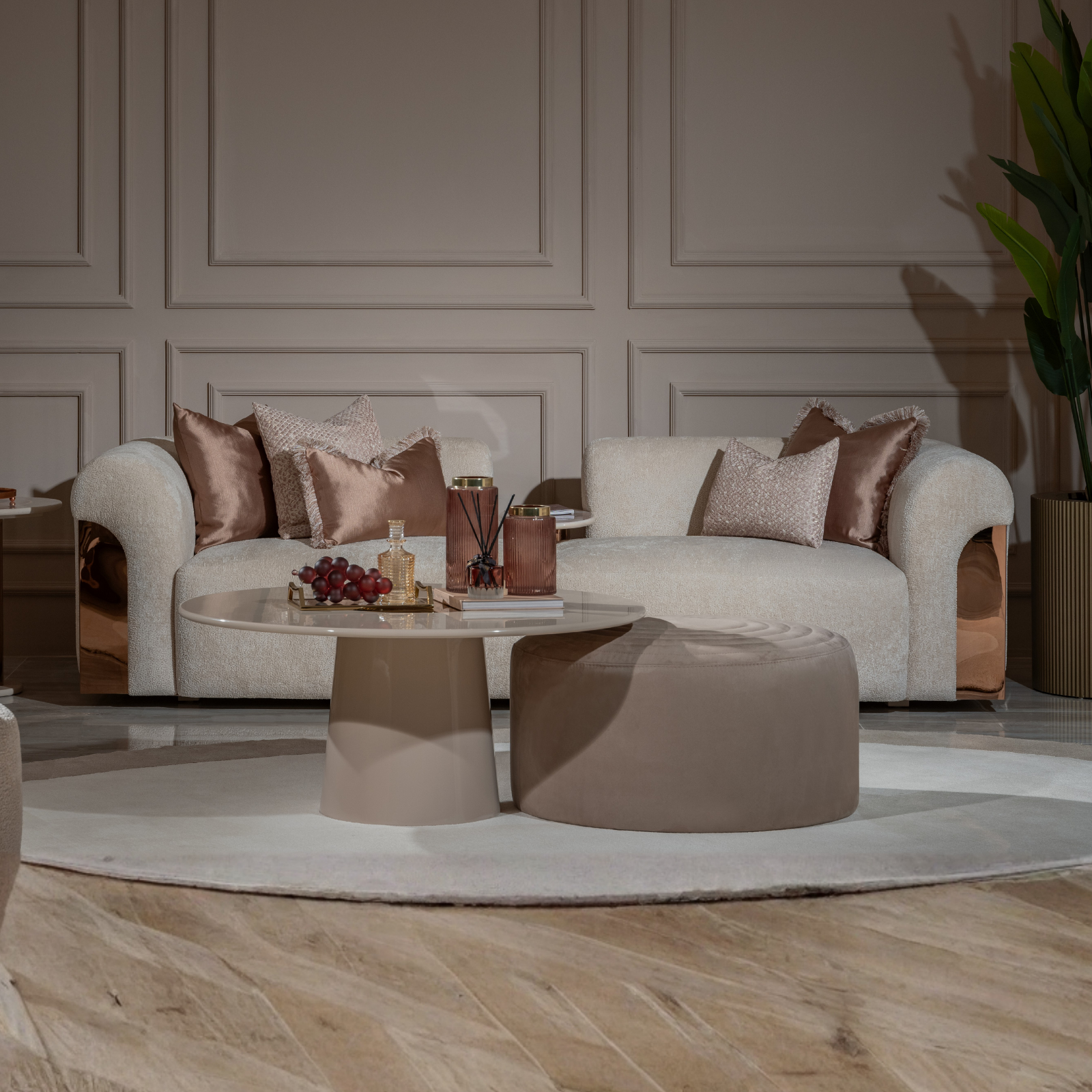 AURA 260cm Sofa (with centre table)