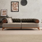 DENVER Three Seater Sofa (Quilted)