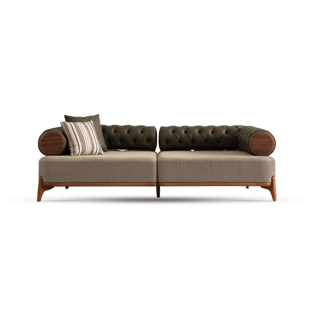 DENVER Three Seater Sofa (Quilted)