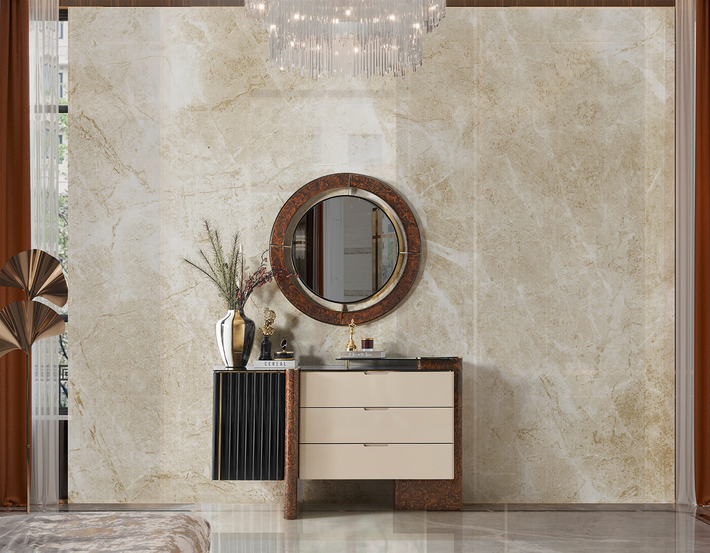 FLORANSA Dresser Mirror