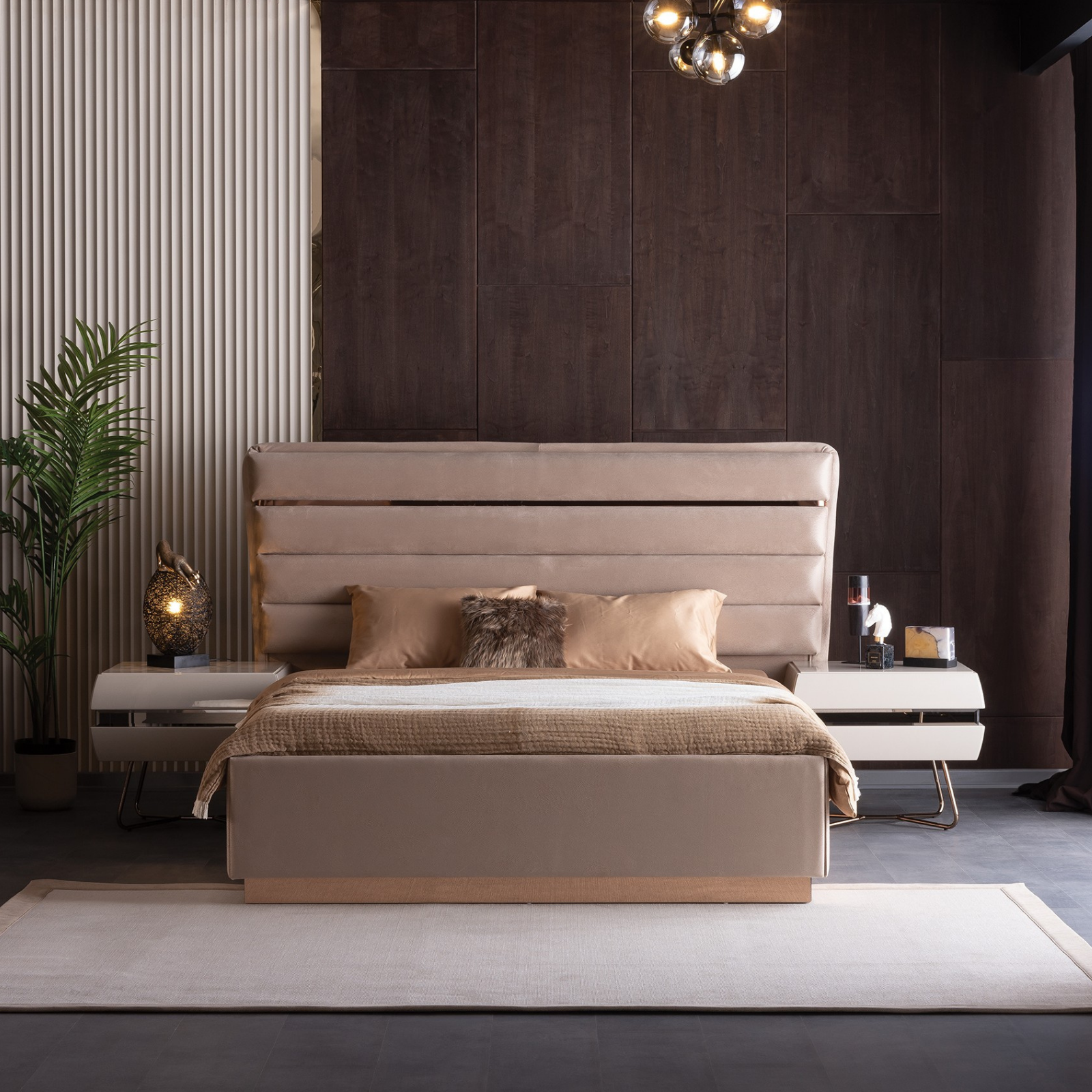 LORENZO Bed 180cm + Storage