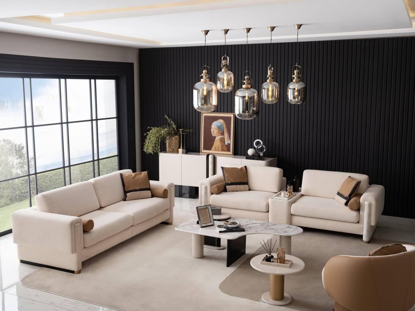 MILAN Three Seater Sofa