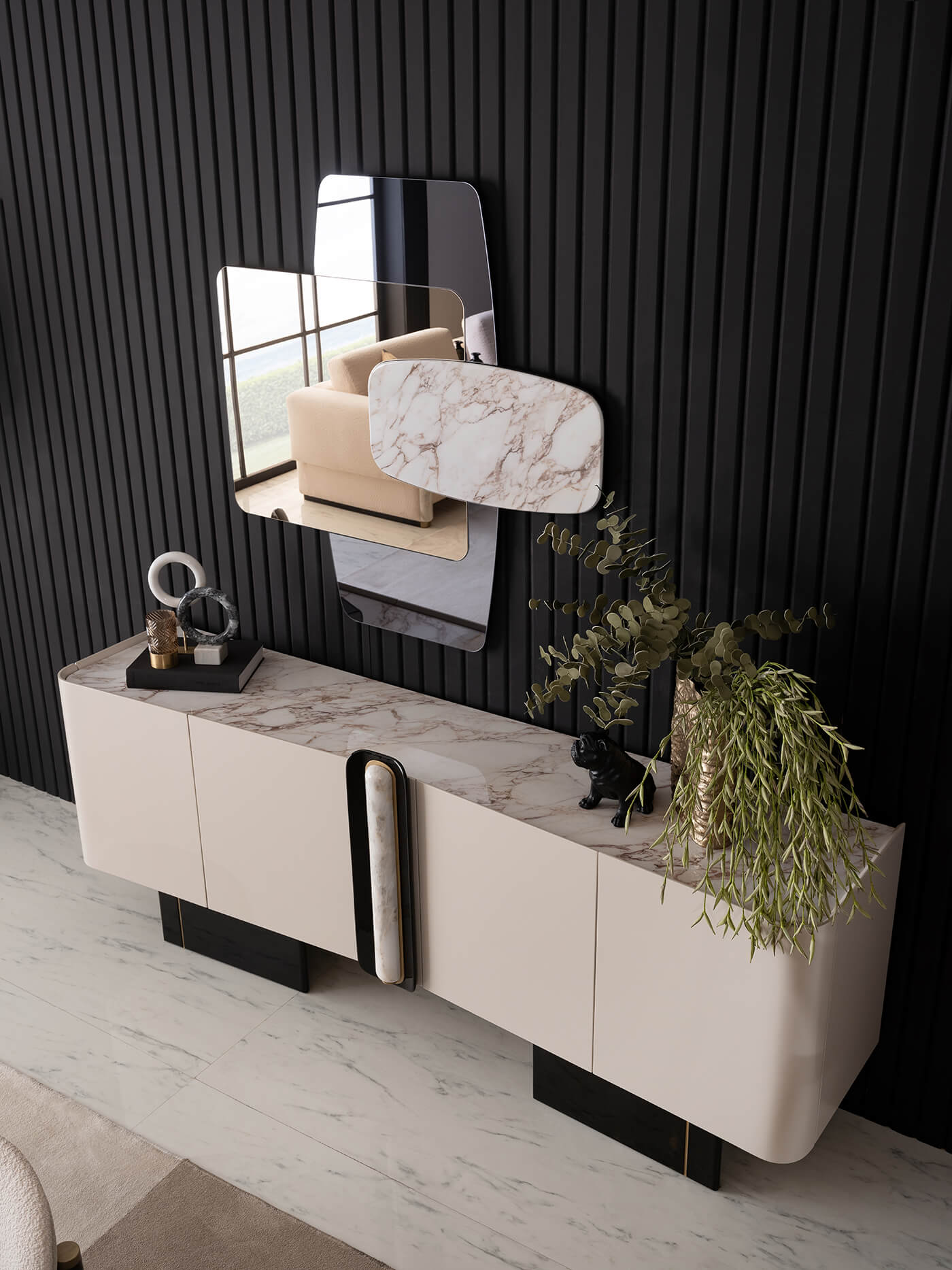 MILAN Console Mirror