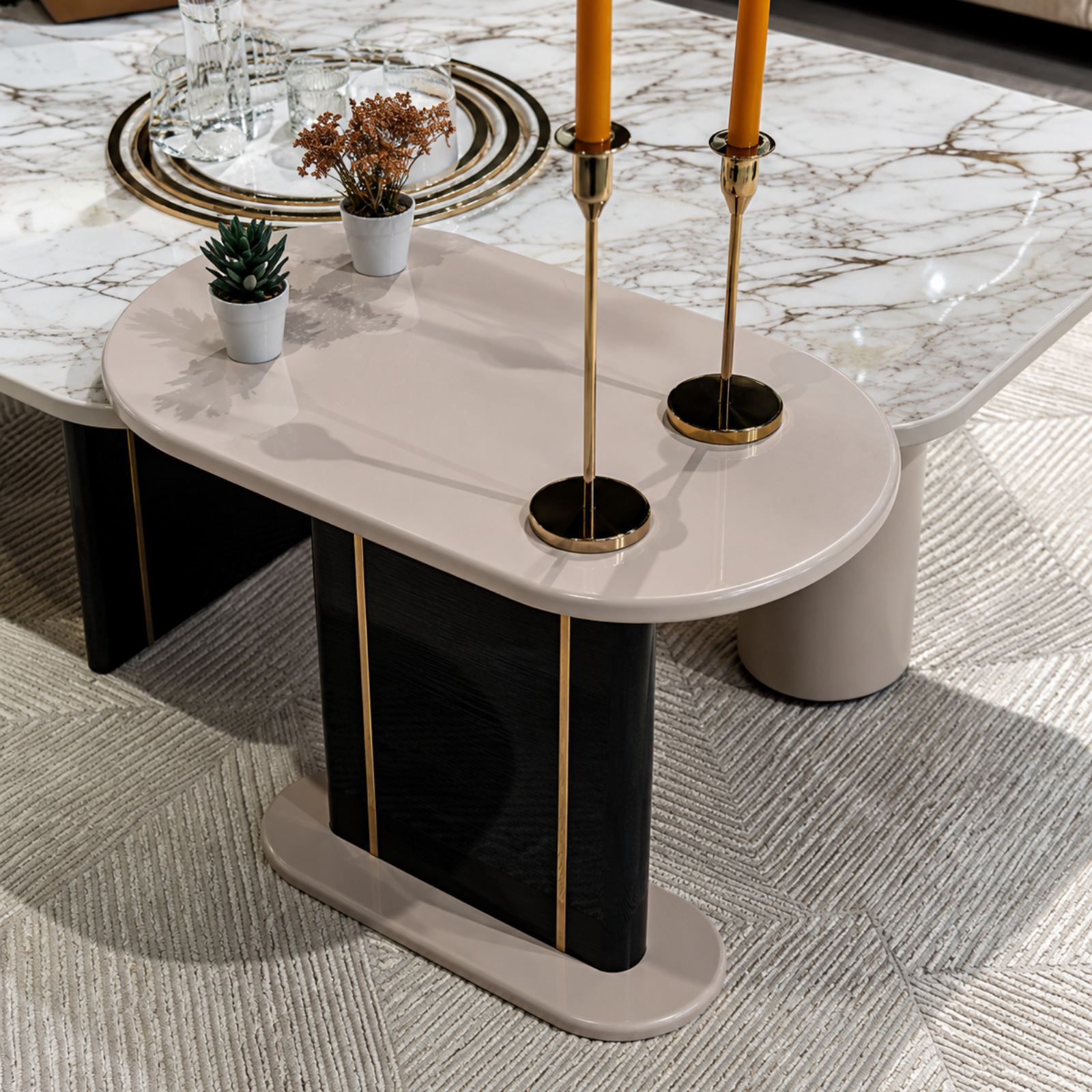 MILAN Upright Side Table