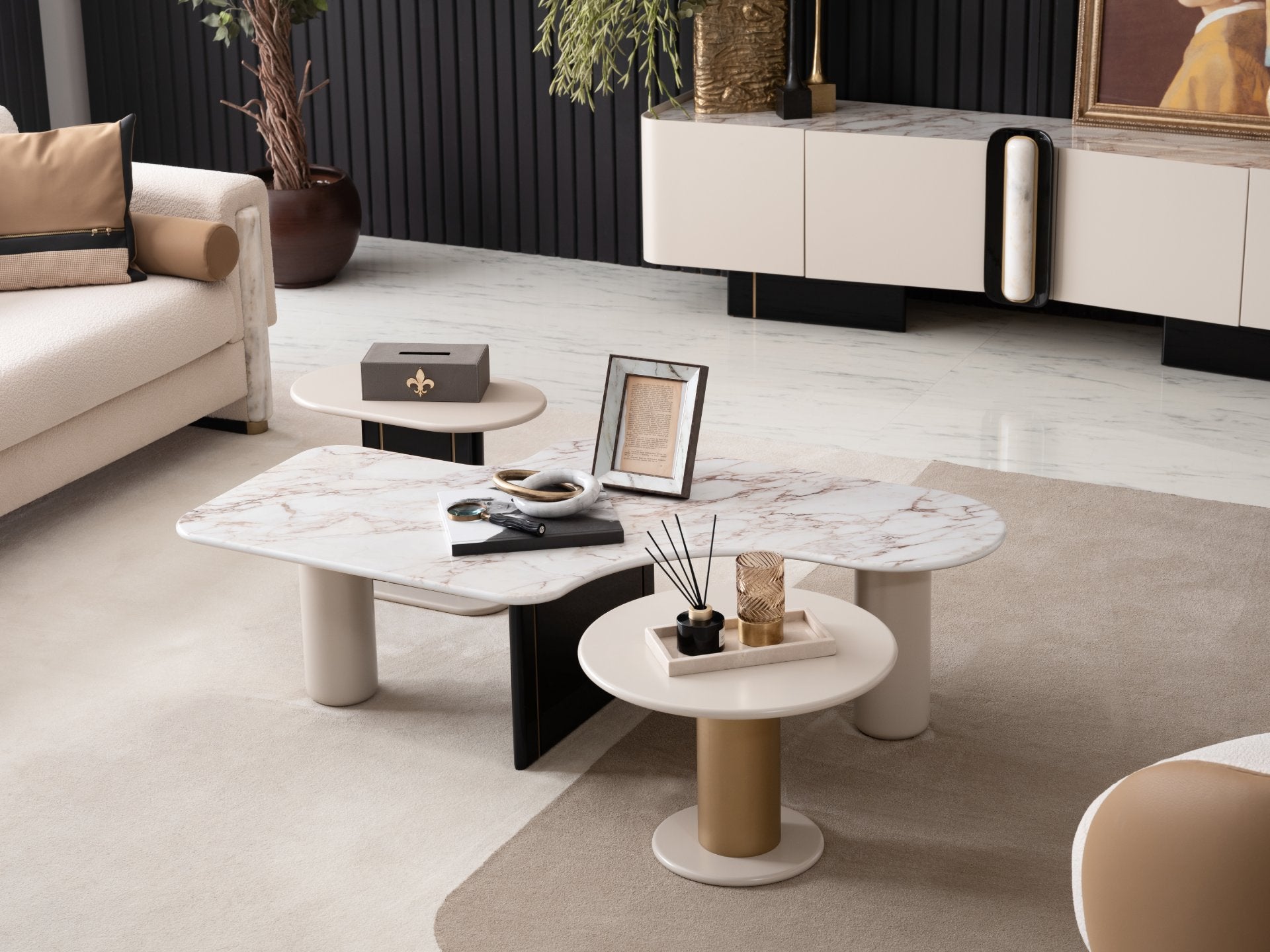 Milan Coffee Table Set