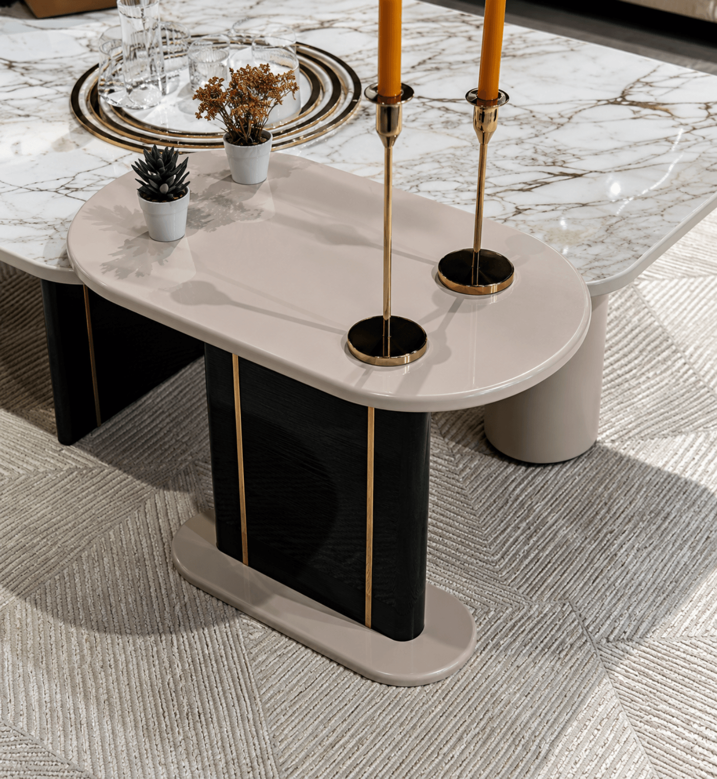 MILAN Upright Side Table