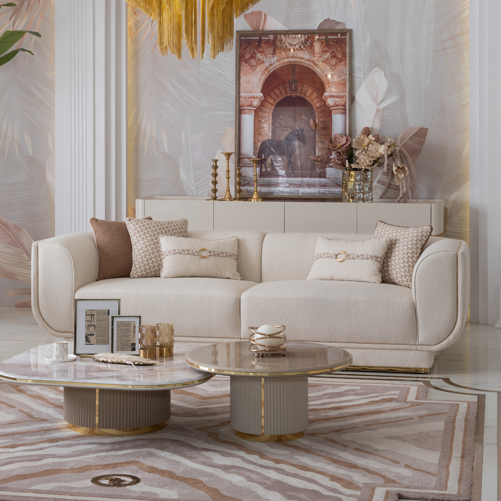 OSCAR Three Seater Sofa